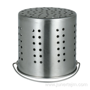 Strainer Bucket with Holes at Bottom